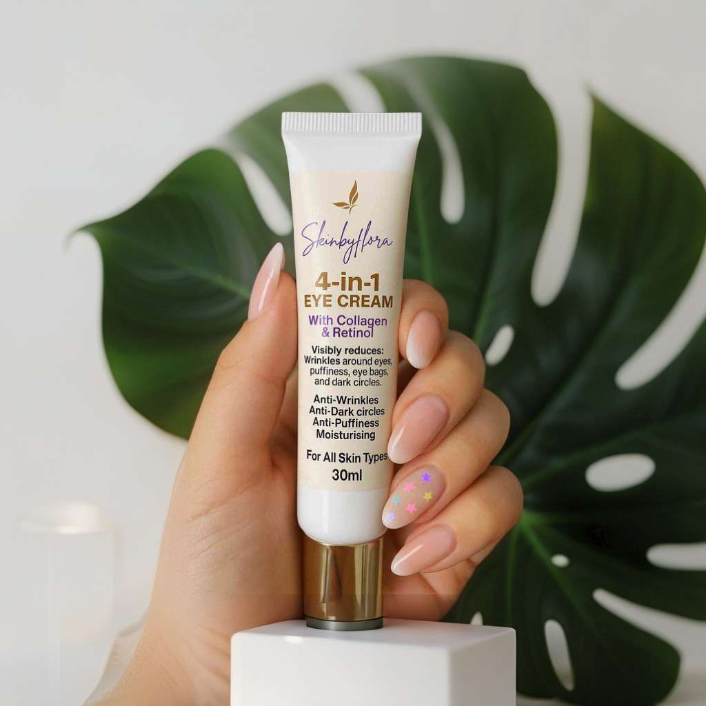 4-IN-1 EYE CREAM: Your Solution for Puffy Eye Bags, Wrinkles & Dark Circles